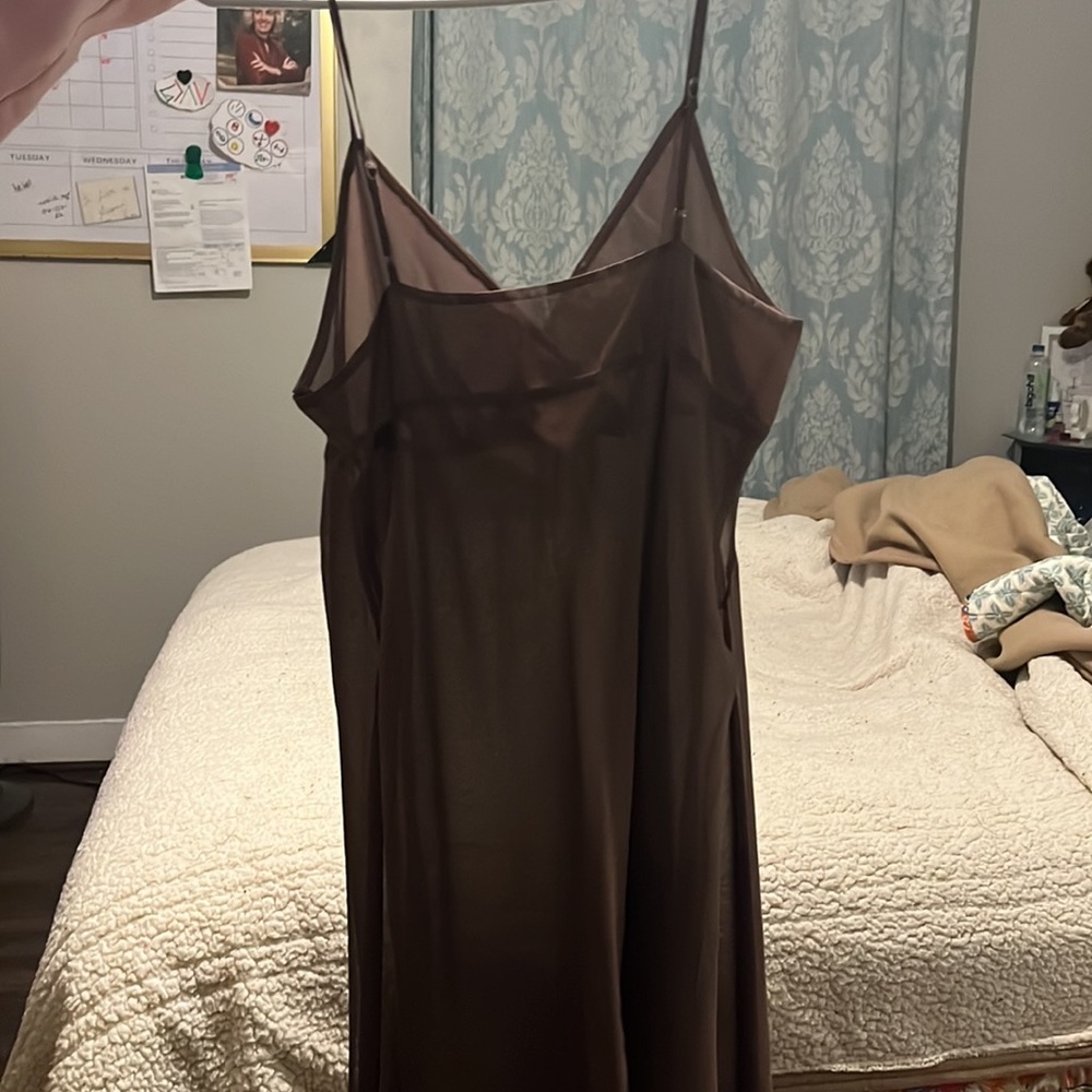 Brown sheer dress - Picture 2 of 2